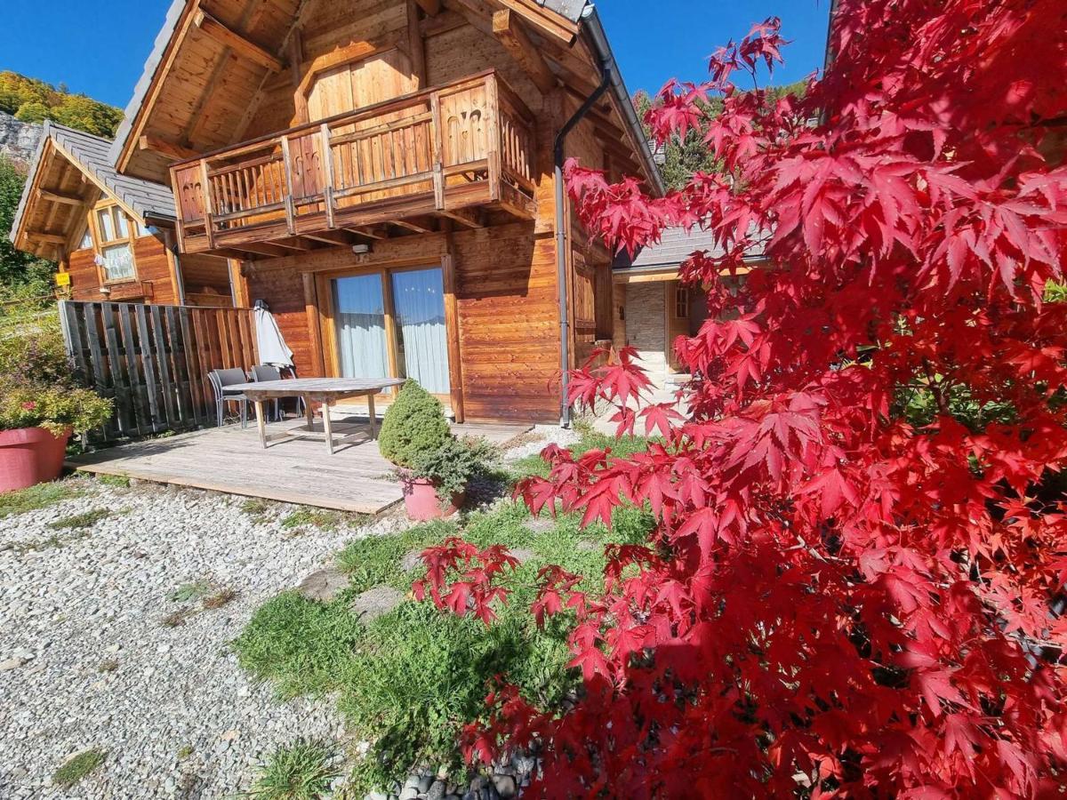 Chalet 6 Pers Avec Spa, Terrasse Plein Sud A Saint-Michel-De-Chaillol - Fr-1-393-22 Exterior photo