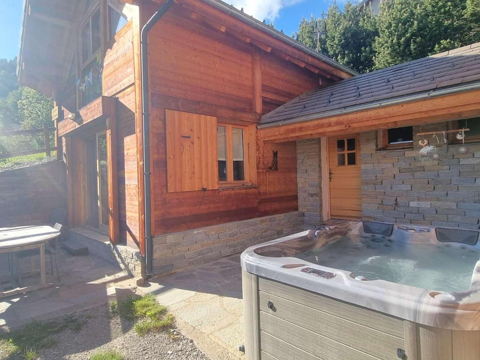 Chalet 6 Pers Avec Spa, Terrasse Plein Sud A Saint-Michel-De-Chaillol - Fr-1-393-22 Exterior photo
