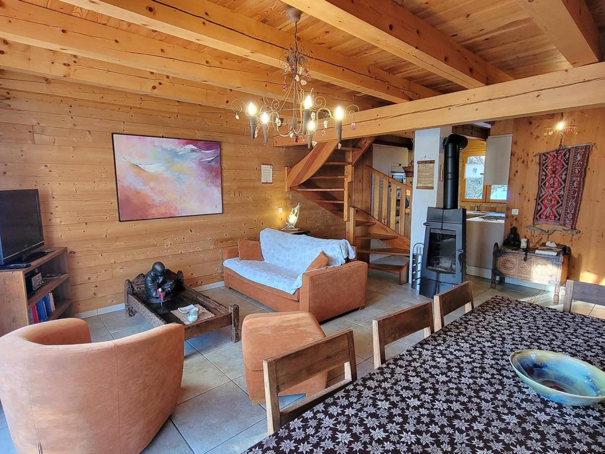 Chalet 6 Pers Avec Spa, Terrasse Plein Sud A Saint-Michel-De-Chaillol - Fr-1-393-22 Exterior photo